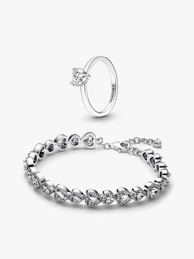 Halo Hearts Jewelry Set