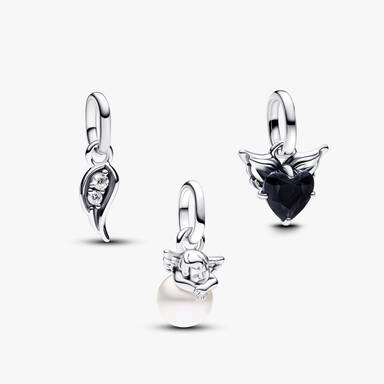 Angel Wings Charm Trio
