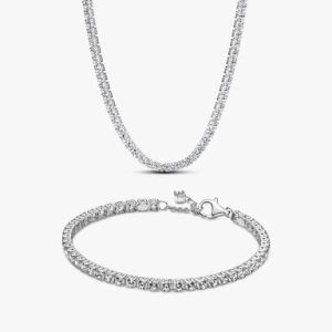 Tennis Style Jewelry Set
