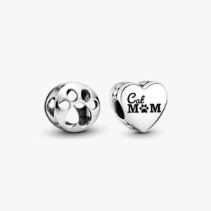 Cat Mom Charm Duo