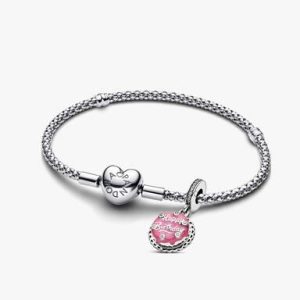 Happy Birthday to You Studded Charm Bracelet Set
