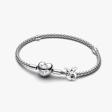 Taurus Zodiac Charm Studded Bracelet Set