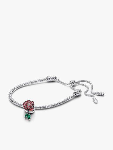Rose in Bloom Charm Bracelet