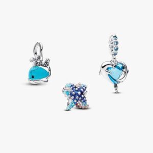 Deep Blue Sea Animal Charm Trio