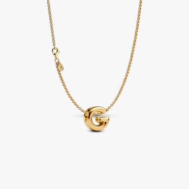 Letter G Charm Necklace