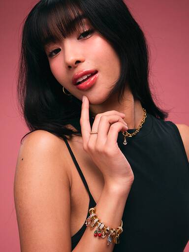 Sophia’s Anchor Charm Necklace Set - Image 2