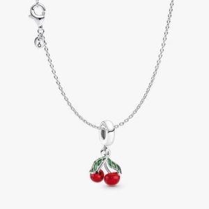 Megan’s Cherry Charm Necklace Set