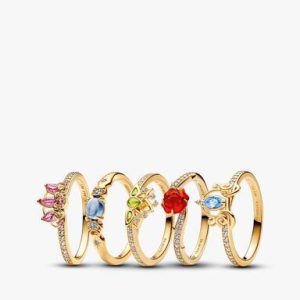 Gold Princess Ring Set