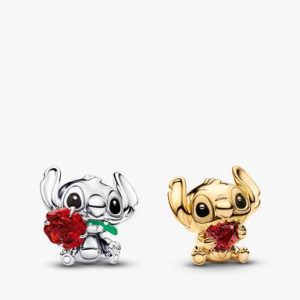 Disney Stitch Holiday Charm Duo