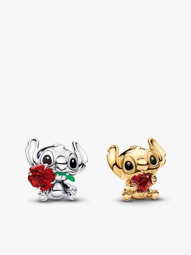 Disney Stitch Holiday Charm Duo
