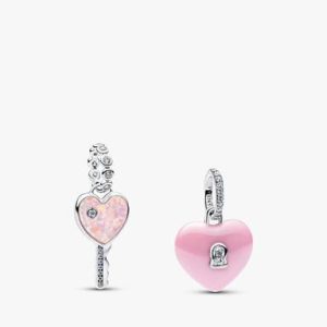 Key To My Heart Charm Duo
