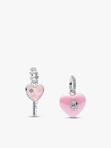 Key To My Heart Charm Duo
