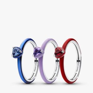 Symbols of Love Chakra Ring Trio