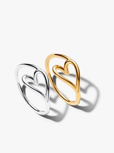 Essence Delicate Heart Friendship Ring Set