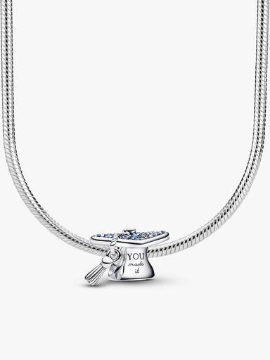 Graduation Cap Charm Necklace Set