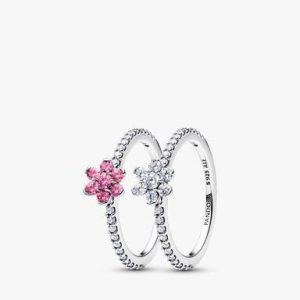 Friendship in Bloom Ring Set
