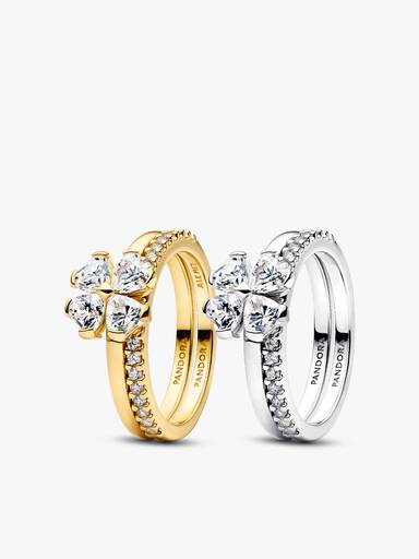 Four Leaf Clover Friendship Rings