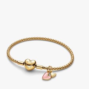Mother Daughter Splittable Engraved Charm Bracelet