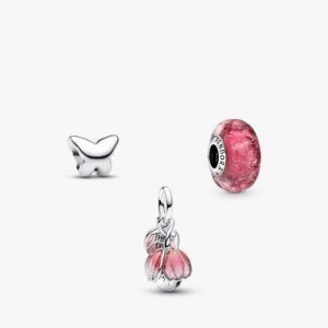 Pink Spring Charm Trio