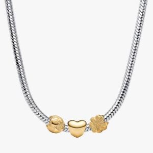 Golden Journey Mini Charm Necklace Set