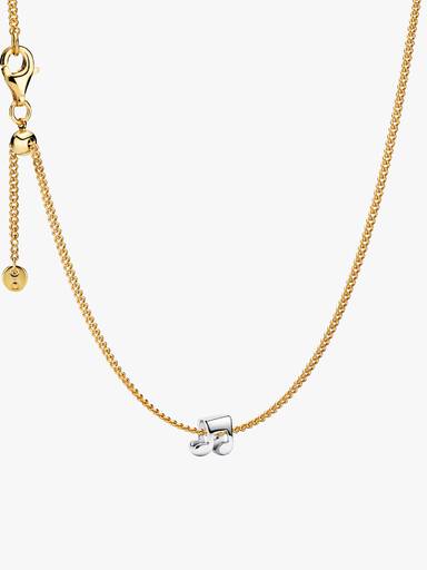 Music Note Mini Charm Necklace Set