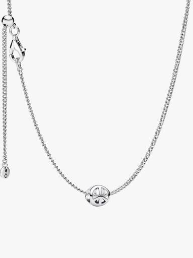 Peace Sign Mini Charm Necklace Set