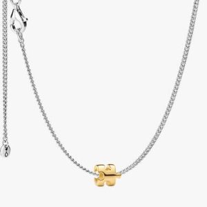 Puzzle Piece Mini Charm Necklace Set