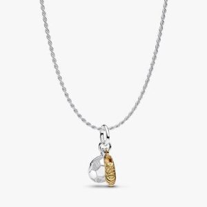 Soccer Shoe Charm Necklace Set