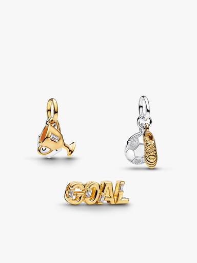 Soccer Goals Charm Trio