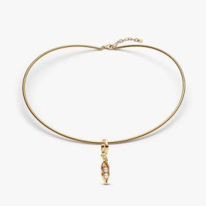 Two Peas in a Pod Charm Necklace set