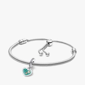 Aquarius Dangle Charm Bracelet Set