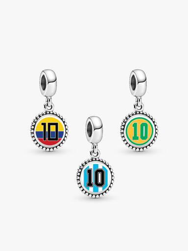 Favorite #10 Soccer Charm Trio