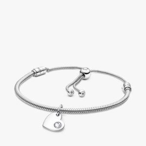 April Engravable Dangle Charm Bracelet Set