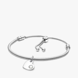 June Engravable Dangle Charm Bracelet Set