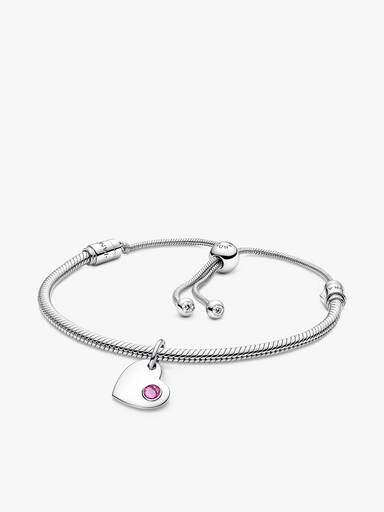 October Engravable Dangle Charm Bracelet Set