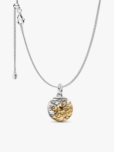 Taurus Medallion Charm Necklace Set