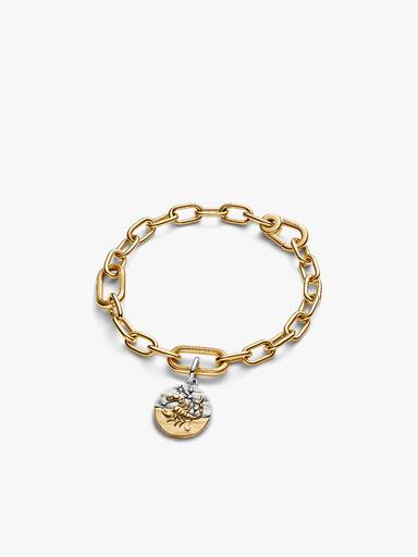 Scorpio Medallion Charm Bracelet Set