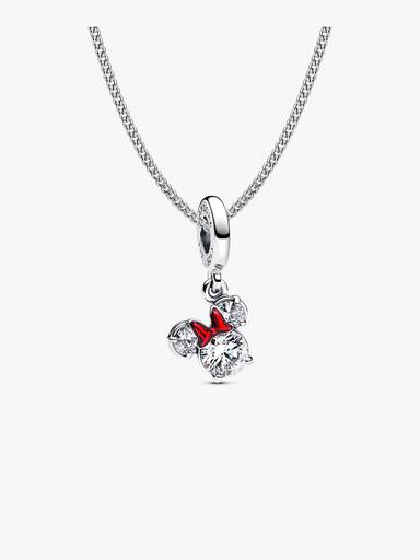 Minnie Mouse Holiday Dangle Charm Necklace Set