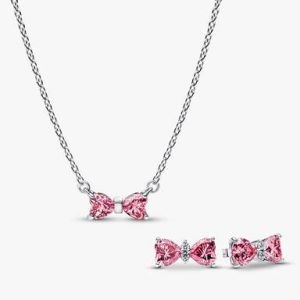 Wrapped In A Bow Necklace and Earring Set