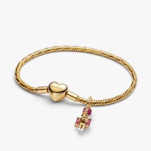 Holiday Nutcracker Engravable Charm Bracelet Set