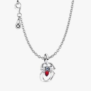Marvel Spider-Man Dangle Charm Necklace Set