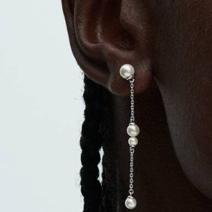 FINAL SALE - Treated Freshwater Cultured Pearl Drop Earrings