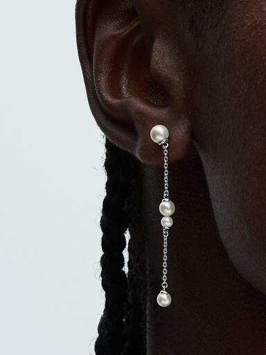 FINAL SALE - Treated Freshwater Cultured Pearl Drop Earrings