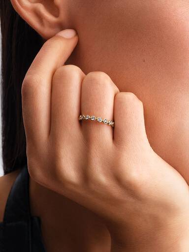Pandora Era Bezel Lab-Grown Diamond Eternity Ring - Image 3