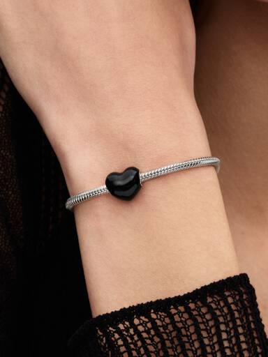 FINAL SALE - Black Heart Charm