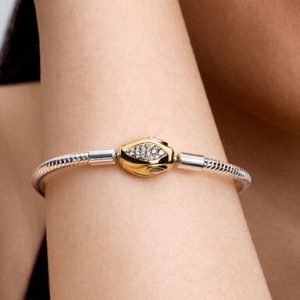 Snake Clasp & Chain Bracelet