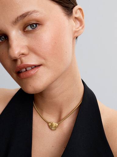 FINAL SALE - Rose in Bloom Oversized Charm - Image 2