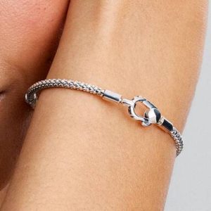 Studded Clasp & Chain Bracelet
