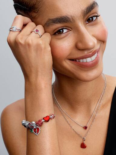 Sparkling Rose in Bloom Charm - Image 5