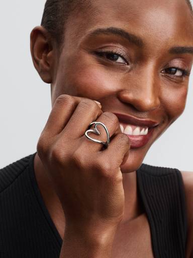 Organically Shaped Heart Ring - Image 3